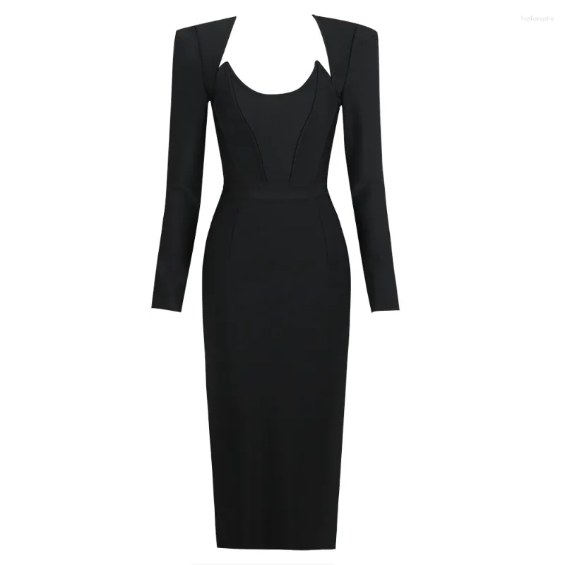 Womens Knee-Length Black Nylon Dress with Square Collar and Empire  Waistline, Short Flutter Sleeves, Pullover Closure for Winter from Dhgate  Basic & Casual Dresses - price 54.55