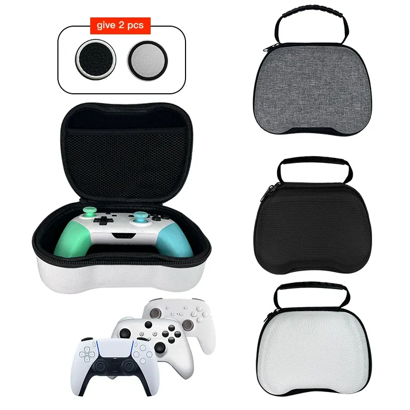 SPREKERS Geschikt voor PS5/Xbox -serie X/S/Switch Game Boards, Controller Travel met een harde beveiligingsdoos, stuur twee rocker -caps