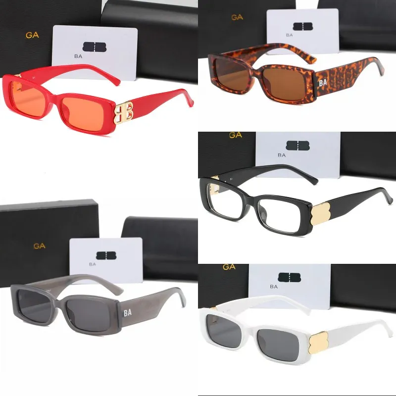 Очки дизайнерские солнцезащитные очки Man Sonnenbrille Polarized Gradient Lens Lens UV400 Роскошные солнцезащитные очки мужчины леопардовые квадратные рамы Смешайте цвет 2024 MZ129 C4