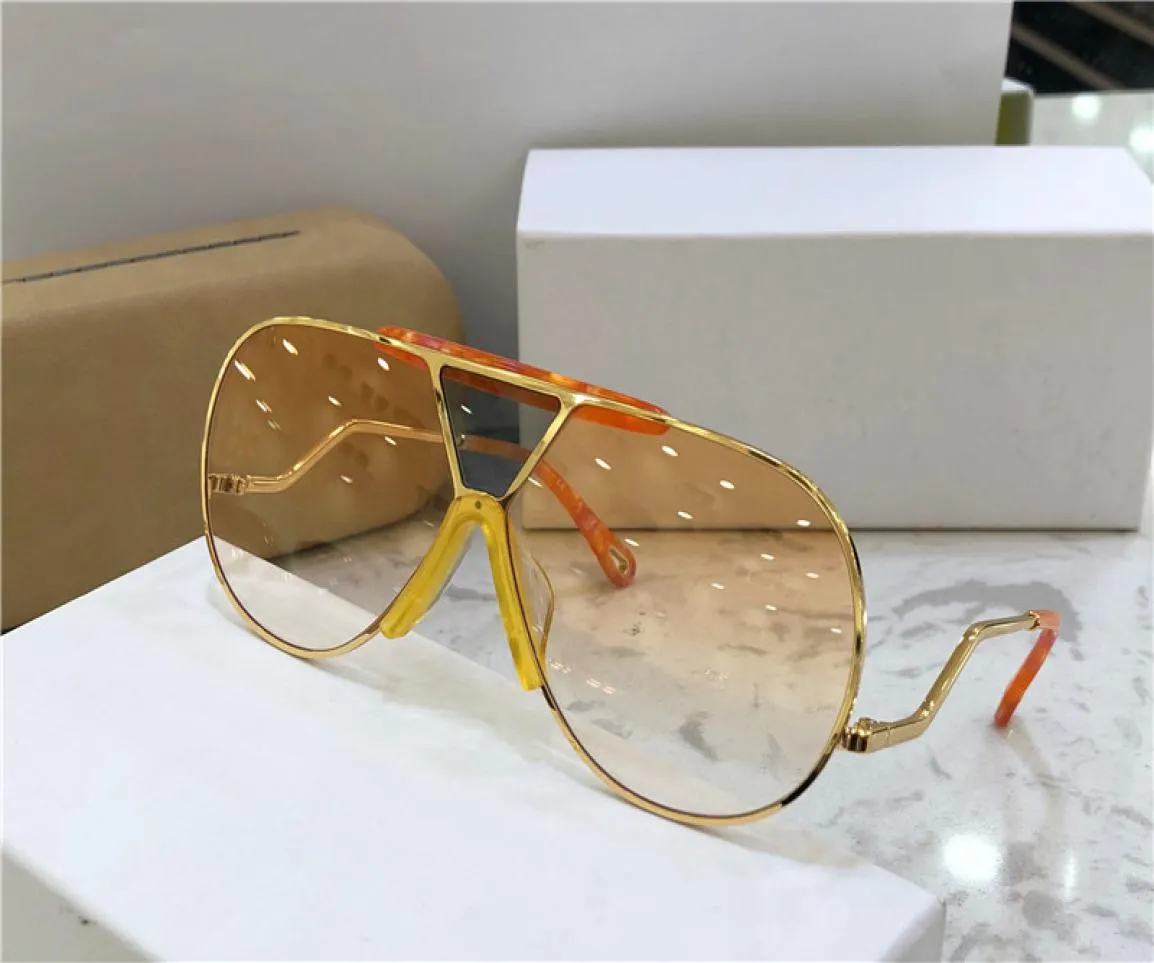 NIEUW FASOM POP Design Dames Zonnebril Color Light Lens Ultra Light Eyewear 154 Fashion Popular Casual Style Top Kwaliteit met CAS6999190