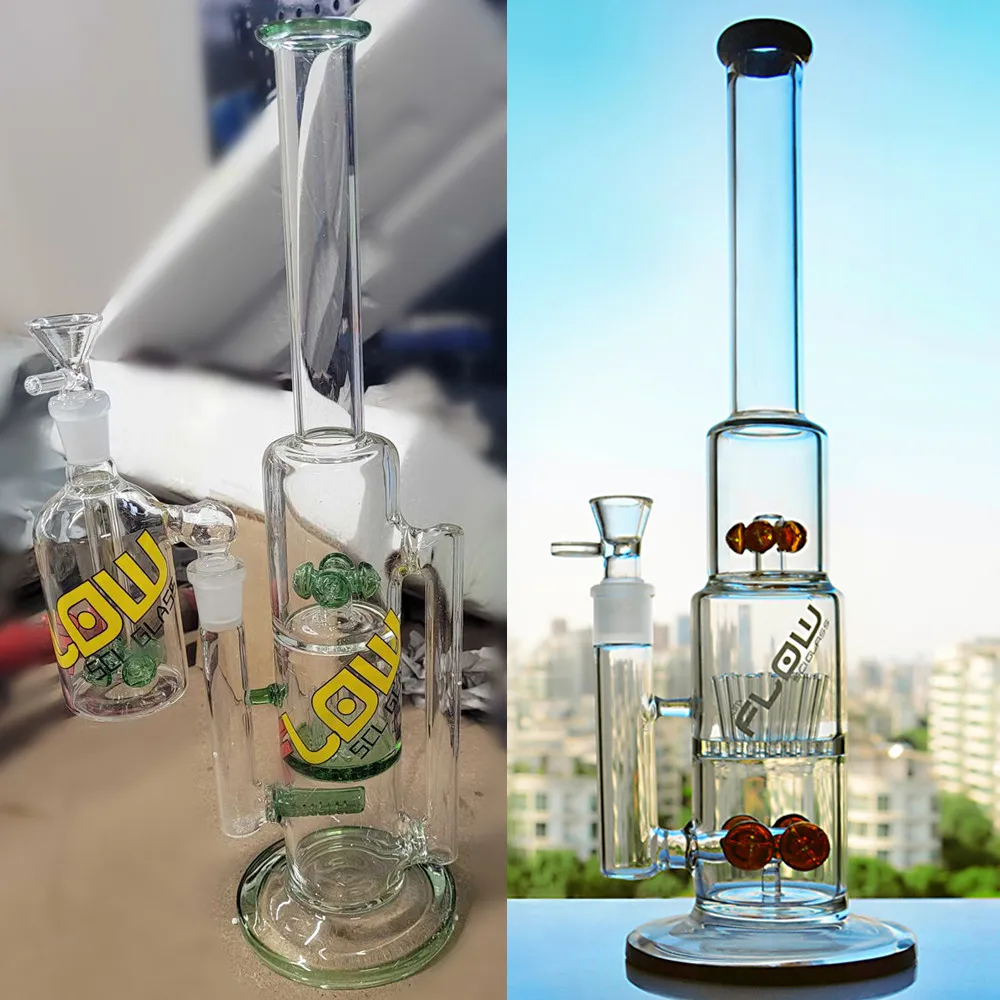 Tall Glass Bong Hookah Recycle Oil Dab Rigs Fab Egg Perc Bubbler Thick Water Pipe Smoking Shisha Pipes Accessory