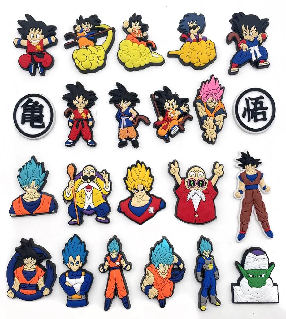 220pcs en gros en caoutchouc doux anime charmes broches boues boutons pièces accessoires boutons broches boucles4108835