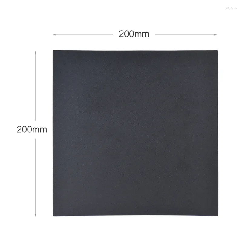 Imprimantes lit 3D imprimante 1pc 200 200 mm adhésif thermous thermper sticker build couvercle de surface feuille carrée noire