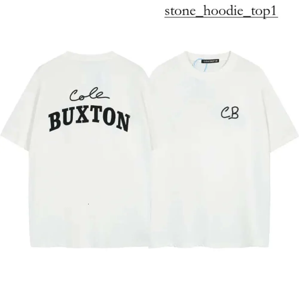 Cole Buxton Luxury Designer T-shirt Men's T-shirts Summer Summer et Soft Cole Short à manches Sweatshirt imprimé Womens Casual Cole Cole Buxton T-shirt 7513