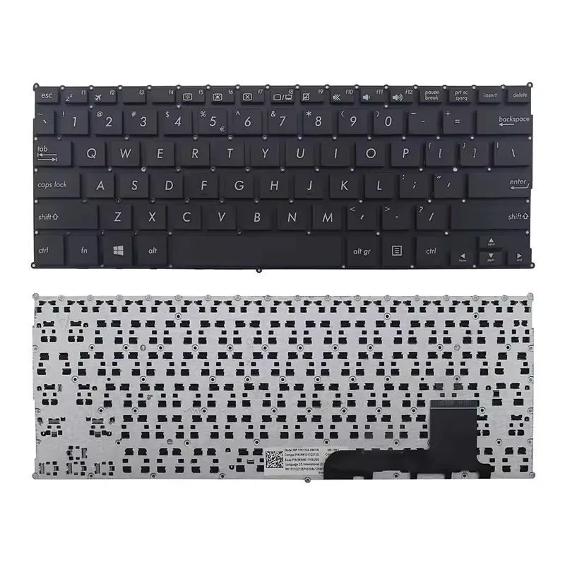 Clavier d'interface utilisateur noir pour ASUS x201 x201E x202 x202E x205 x205TA