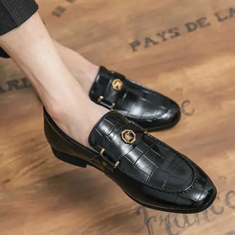 Men's Business Dress Shoes Slip-On Loafers with PU Upper and Rubber Outsole  Extra Wide Width from Dhgate Dress Shoes - price 127.14