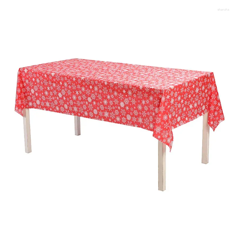 Tableau de table 10pcs de Noël imperméable et résistant à l'huile PEVA POURCE FESTIVE POURCE FESTIVE