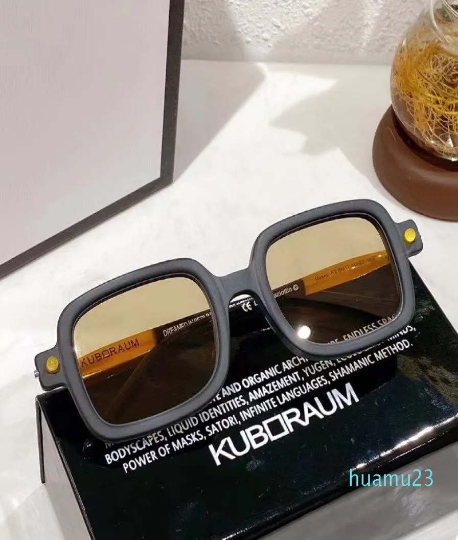 Outlet Store Online Kuboraum Solglasögon tyska stark linjär stil pionjär neutral kombination myopia ram1526144