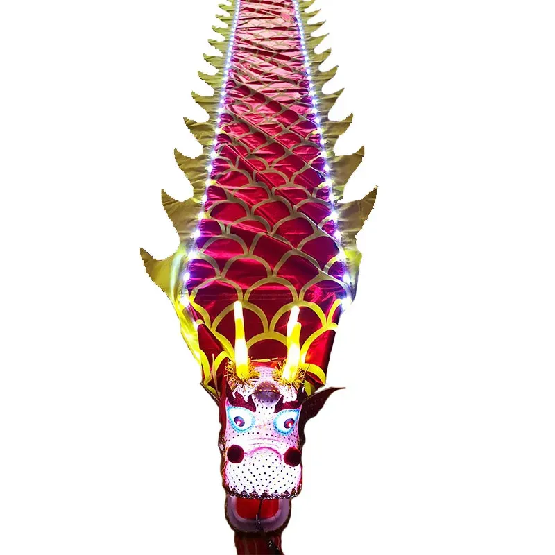 50 styles Produits de danse de dragon traditionnels chinois pour la performance de scène Festival Célébration de fitness Light Dragon Set