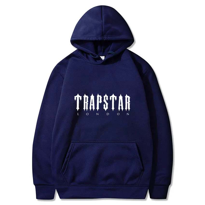 2024 TRAPSTAR LODON men's printed warm men's sportswear fashion street casual men's loose and breathable pullover brand hoodie