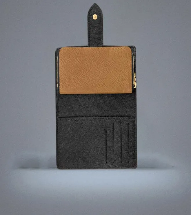 M69432 femmes mode fuchsia rose brun designer luxe julitte portefeuille sac à bourse clés clés porte-cartes décontractées portefeuilles hachés zippy 6889136