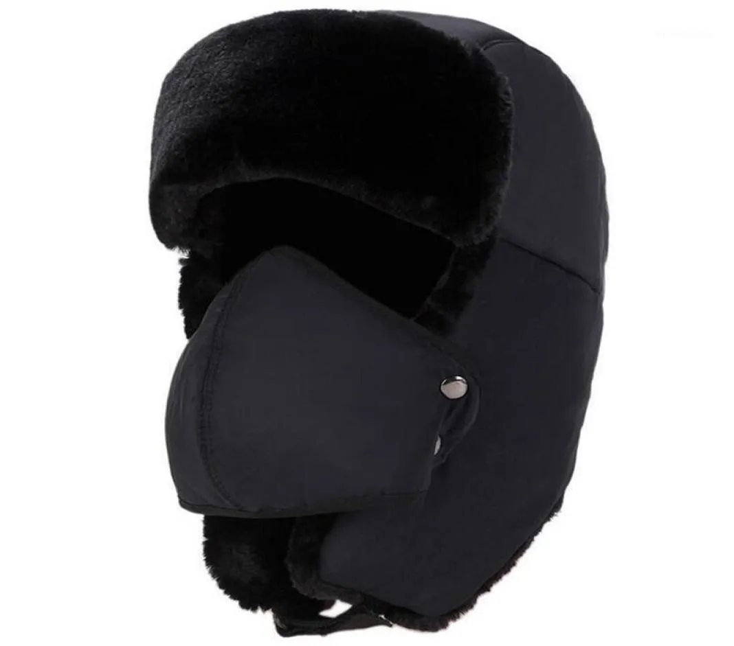 Boinas Balaclava Flafe Bomeiro Capitão Caps Cenário Homens Mulheres Capolador de Trooper Russian Trooper Snow Cap com Scarve9938041