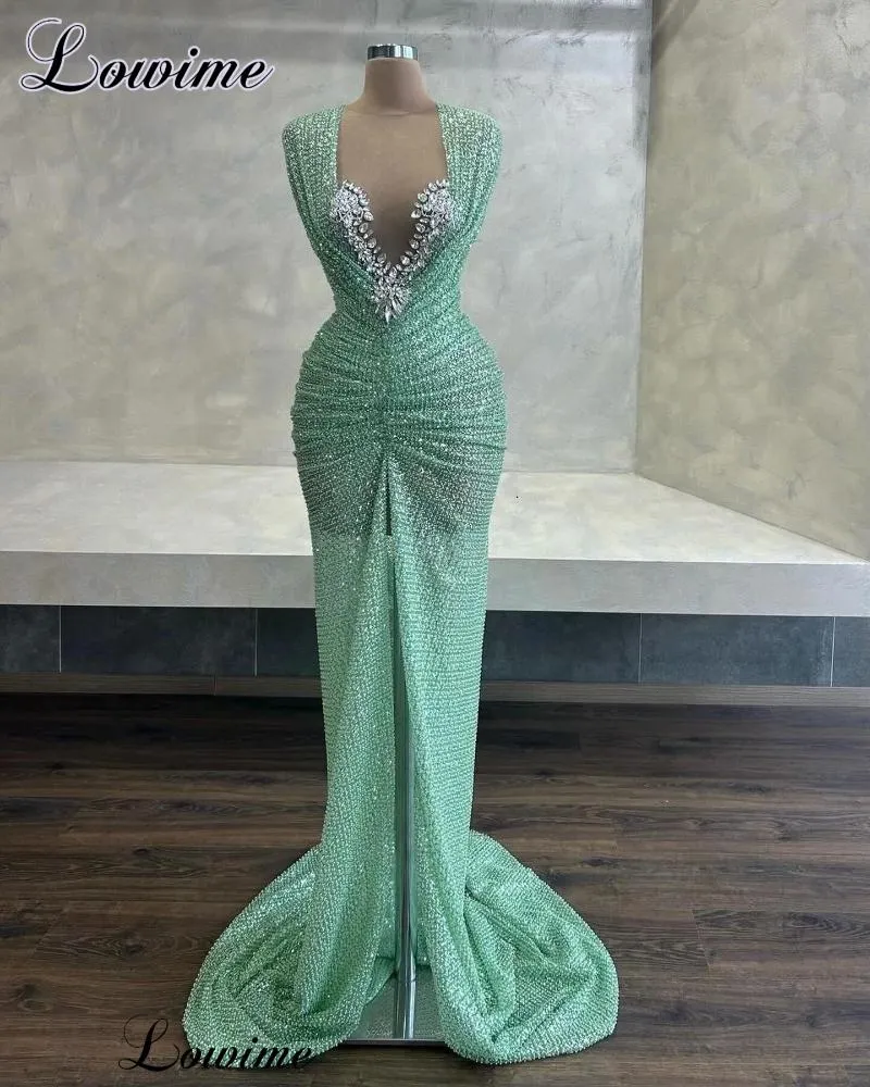 Abiti per feste 2 disegni da ballo verde menta con cristalli occasioni speciali per donne 2024vestidos para mujer cocktail