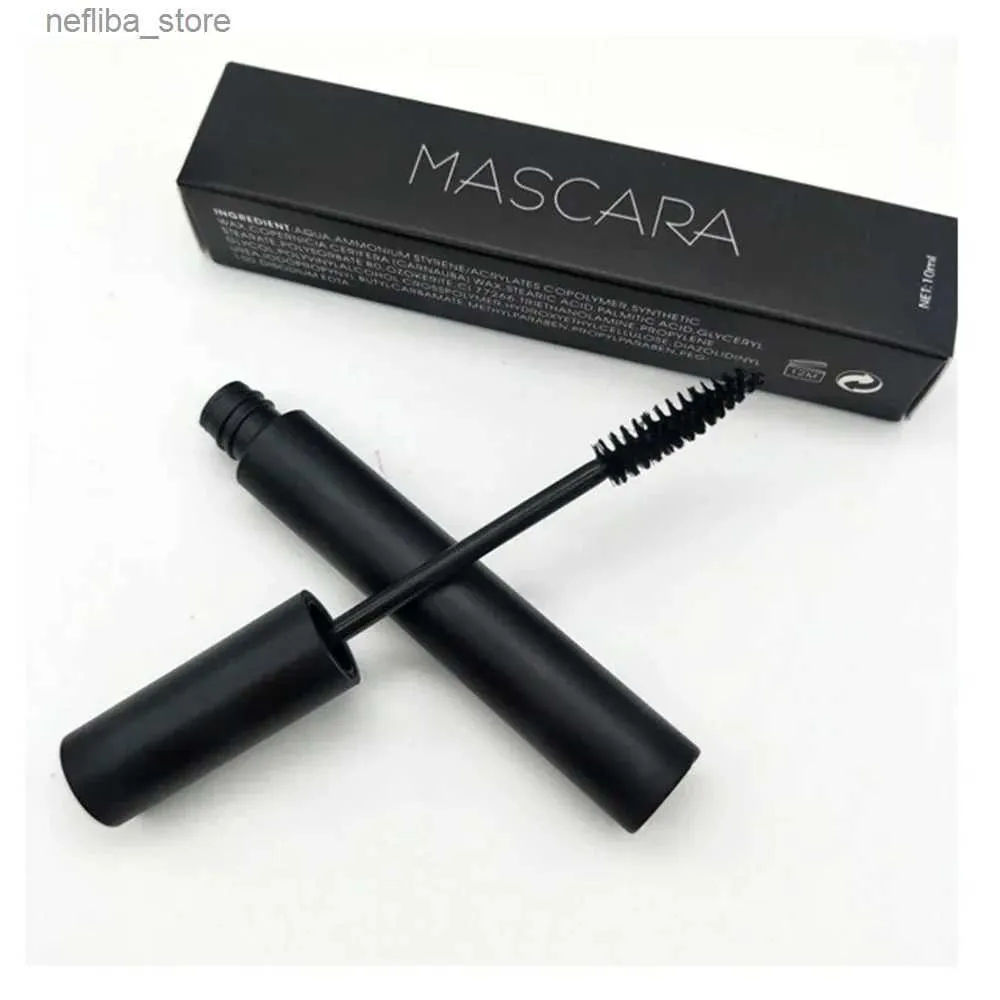 Mascara 10ml Private Label Mascara Custom Bulk Black Color Round Tube Thick Curling Waterproof Fast-dry Lengthening Beautiful Eye Makeup L410