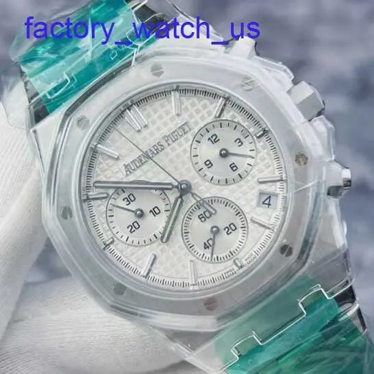 Top AP Wrist Watch Royal Oak Series 26240st Silver Dial 50th Anniversary Steel's Men's Automatic Mechanical Watch 41mm 41mm