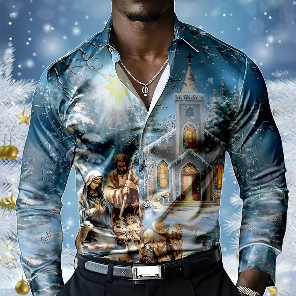 Save Big on Bulk Mens Holiday Button Down Shirts 2024 Manufacturer Mens  Christmas Shirt Dress Up Style Casual Comfortable Button Long Sleeve Party  ...