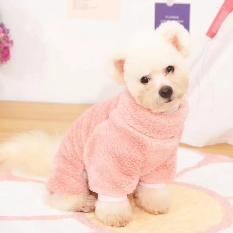 Dog Apparel Comfortable Clothes For Outdoor Activities Cozy Winter Thick Long Plush High Collar Pet With Weather
