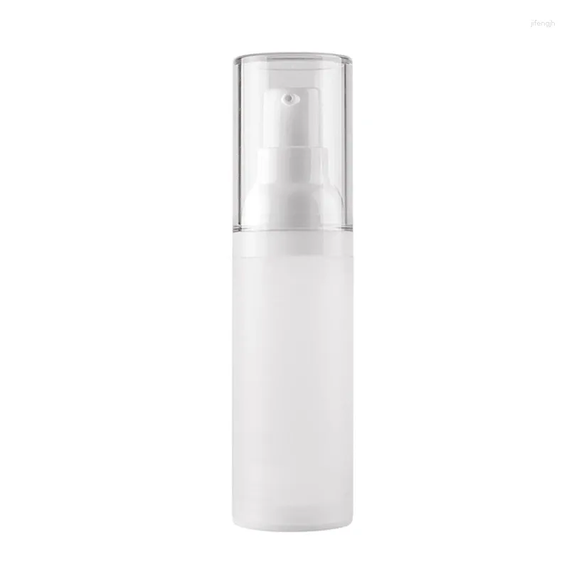 Storage Bottles 1000pcs/lot 15mL 30ml 50ml Empty Lotion Vacuum Bottle Spray Plastic Emulsion Flask Container Tube