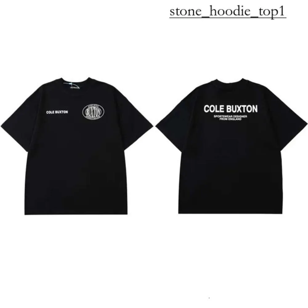 Cole Buxton Wysokiej jakości projektant designerski T-shirt Summer Loose Cole Buxton T Shirt Mężczyzn Kobiet Luksusowy modny klasyczny hasło Top Tee z Cole Tag 7988