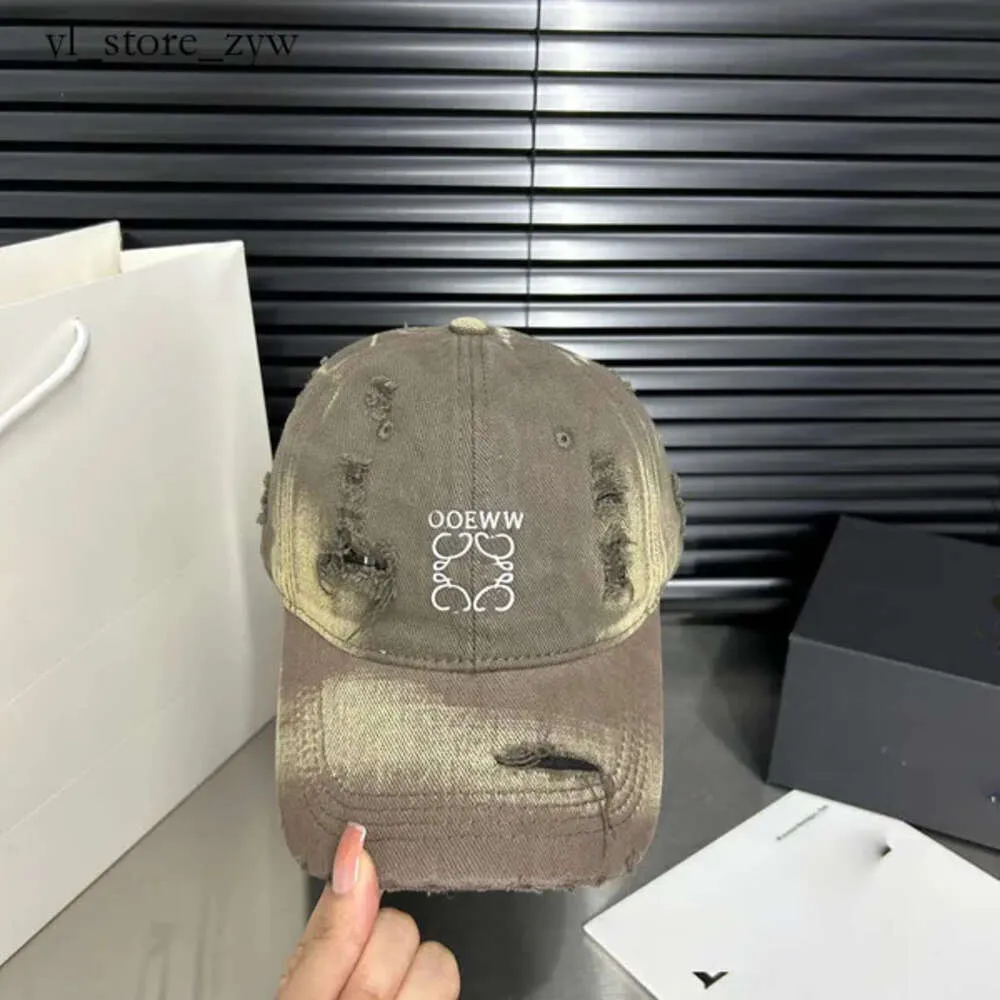 Loewve Baseball Cap Designer Hat Loe Caps Luxe Unisex Solid Geometric Print Fitted Farm Canvas med män Dust Bag Snapback Fashion Sunlight Man Women Hatts 9855