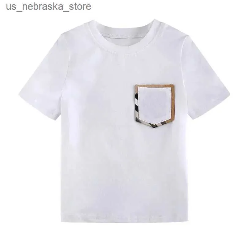 Tシャツ幼稚園の男の子サマーホワイトガールズTシャツ子供デザイナーブランドブティックチルドレン服