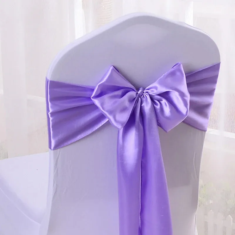 10100 st satinstol Bow Sashes Wedding Knots Ribbon Butterfly Ties for Party Event El Banket Home Decoration 240407