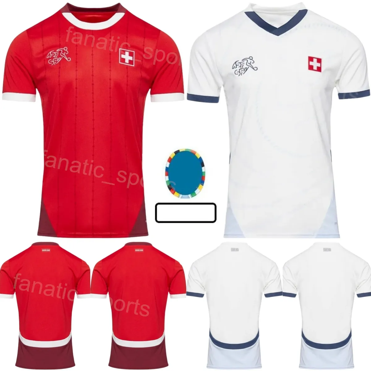 2024 2025 EURO CUPCO SOCUCENTE DO SUPERLANDO 8 REMO FREULER JERSEY NACIONAL EMPLETA 3 SILVAN WIDMER 19