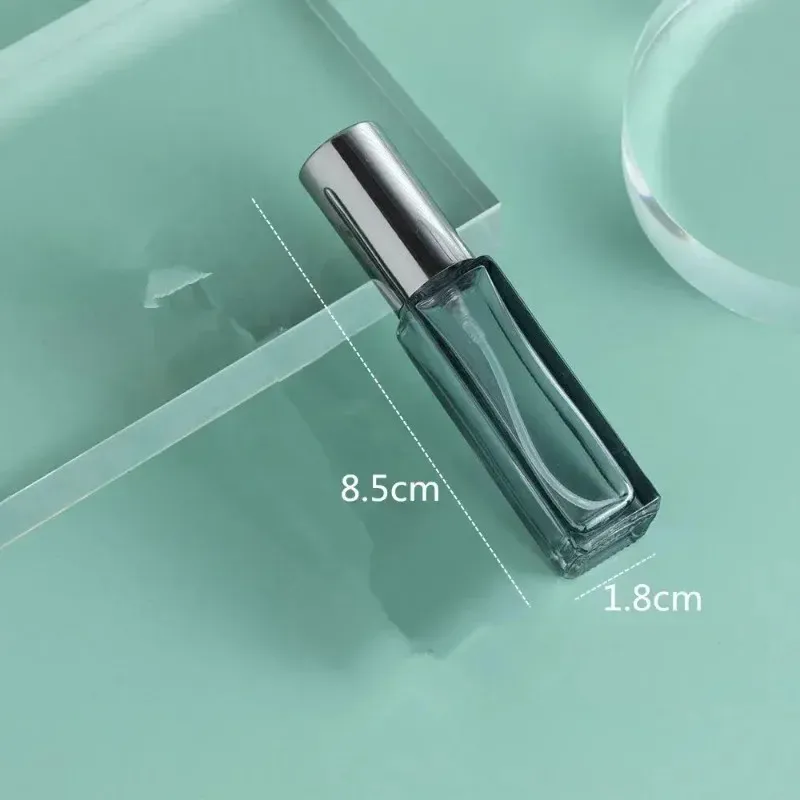 2024 10 ml Mini Parfum Papées de pulvérisation Verre Rempillable Bouteille portable Huiles de voyage liquide Conteneur cosmétique Perfume atomiseur pour récipient cosmétique rechargeable