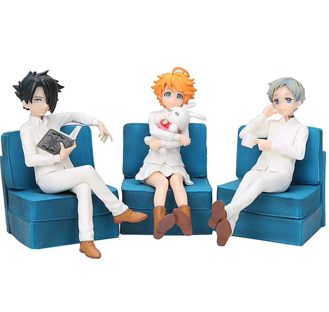 3pcs 1pcs Anime The Promised Neverland Figure Set Emma Norman Ray Figure Brinquedos toy 13cm 10082440513