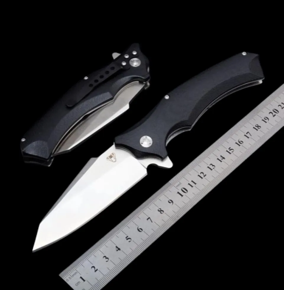 Tête de serpent de qualité supérieure G10 Medford Design Tactical pliing couteau 9CR18MOV BALD ROUTION CAMPING RADIGNE CHASSE SURVIAL POCKET EDC 9009652