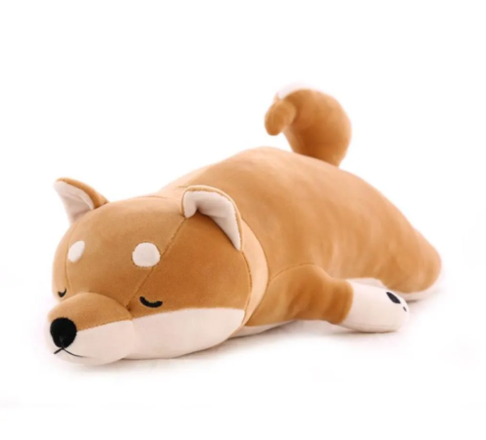 Dorimytrader kawaii Animal allongé Akita Plux de jouets Toy Cartoon Anime Shiba Inu Dog Dol Doll for Children Gift 39inch 100cm Dy6404927