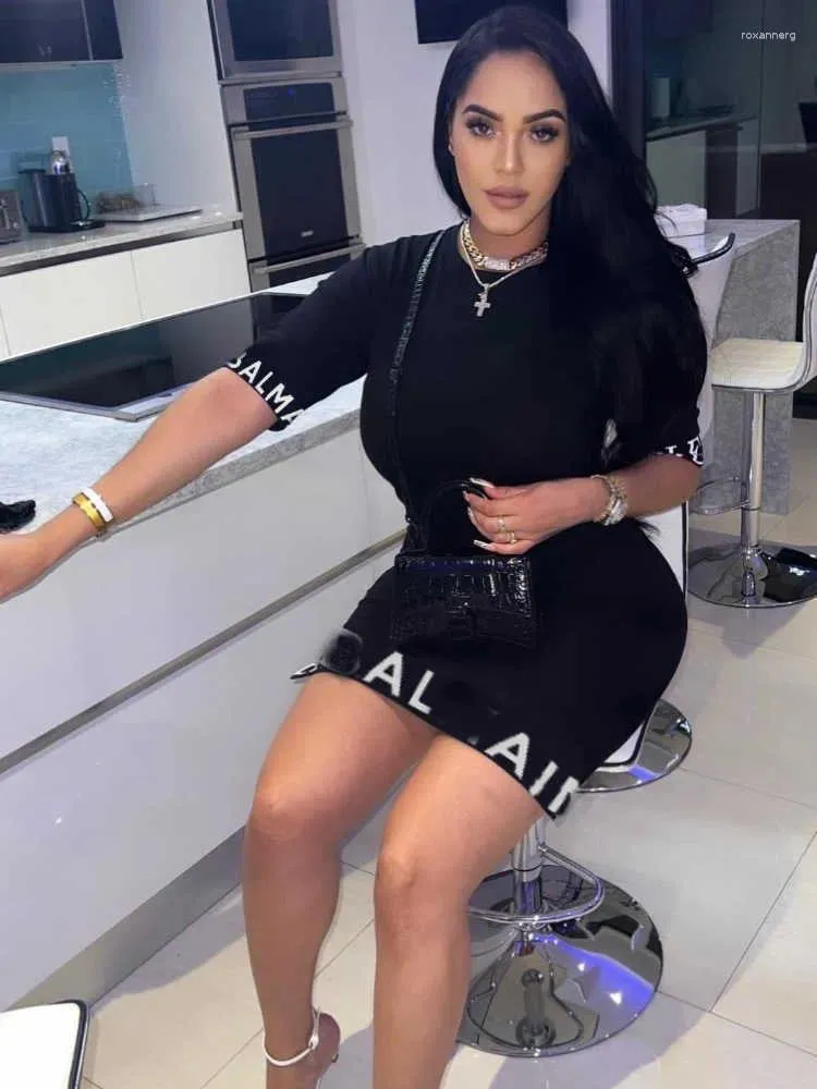 Vestidos Casuales De Talla A De Talla Grande: Vestido De Manga