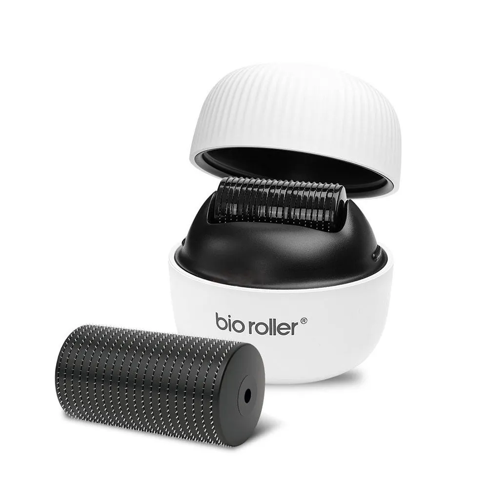 التيتانيوم ديرما الأسطوانة G4 الوجه الوجه مدلك 1200 ميكرونيرج نمو الشعر النمو النمو الممسحة Bio Roller للجمال العناية الشخصية