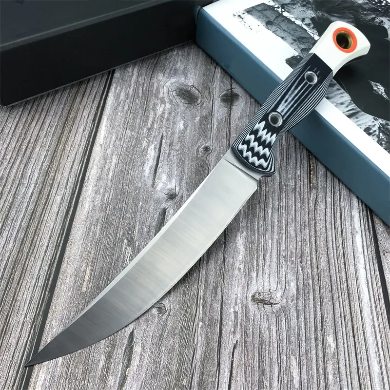 BM Knives 15500 Bench Portable D2 blade Steel Made Hunt Fixed Knife G10 handle outdoor camping hunting pocket knife edc tool