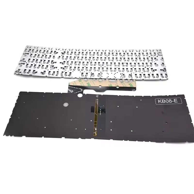 Teclado de luz de fundo dos EUA para HP Modelo 17-CG 17-CG008CA Cor de prata