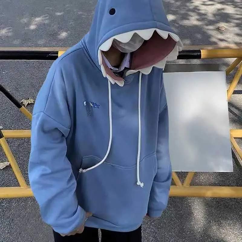 Shark Hoodies: Novelty Hooded Sweatshirt, Long Sleeve From