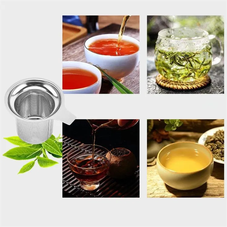 Stainless Steel Mesh Tea Tools Filters Household Reusable Coffee Strainers Metal Filter tea Strainer LT927