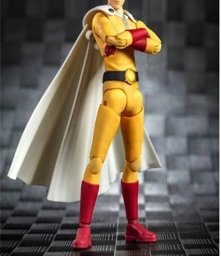 En stock Great Toys Dasin Anime One Punch Man Saitama Acción Figura GT Model Toy 112 T2001184405745