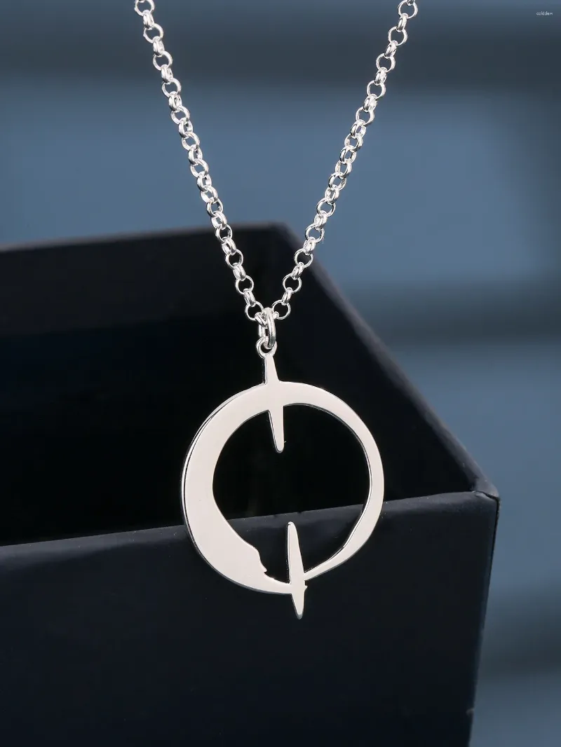 Pendants 2024 S925 STERLING Silver Black Hole Forme Pendant Collier Léger Luxe Luxury Advanced Design Sense Femme