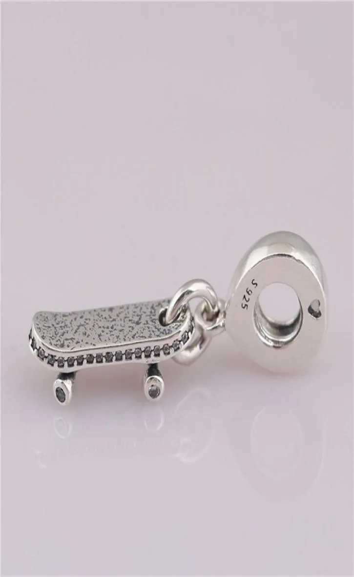 Skateboard Dangle Charms S925 Silver Fit for DIY 스타일 팔찌 797206cz H83356305