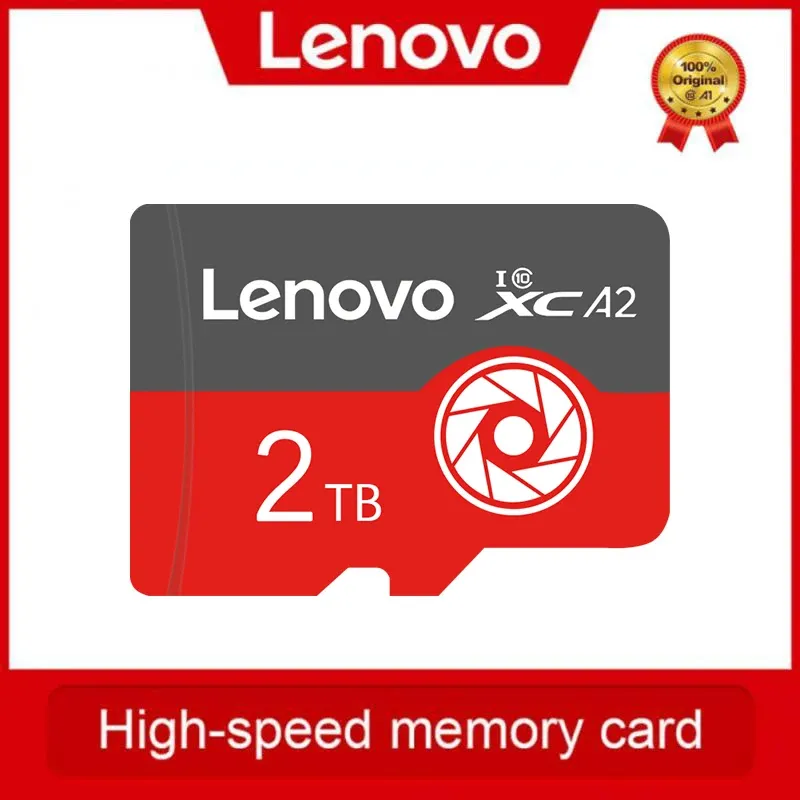 Cartes Lenovo A2 Classe 10 Carte mémoire 128 Go 256 Go 512 Go de haute vitesse V30 U3 CARTAO DE MEMORIA 1 / 2TB SD TF CARTE POUR NINDENDO SWITCH