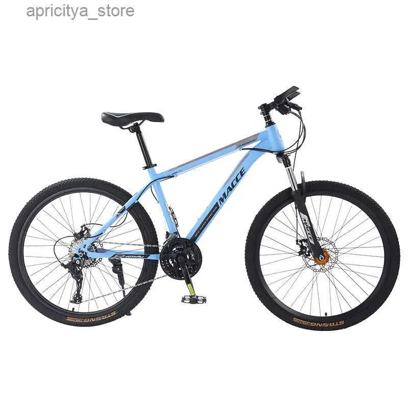 Bikes Nouveau vélo de montagne 27,5 pouces 26 pouces Disc frein extérieur adulte étudiant cyclisme bicyc 27Speed l48