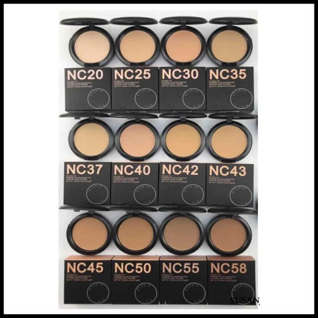 Stock Face Pressed Powder Foundation Makeup 15G NC 12 Farben Professionelle Kosmetik für Frauen Beauty7062207