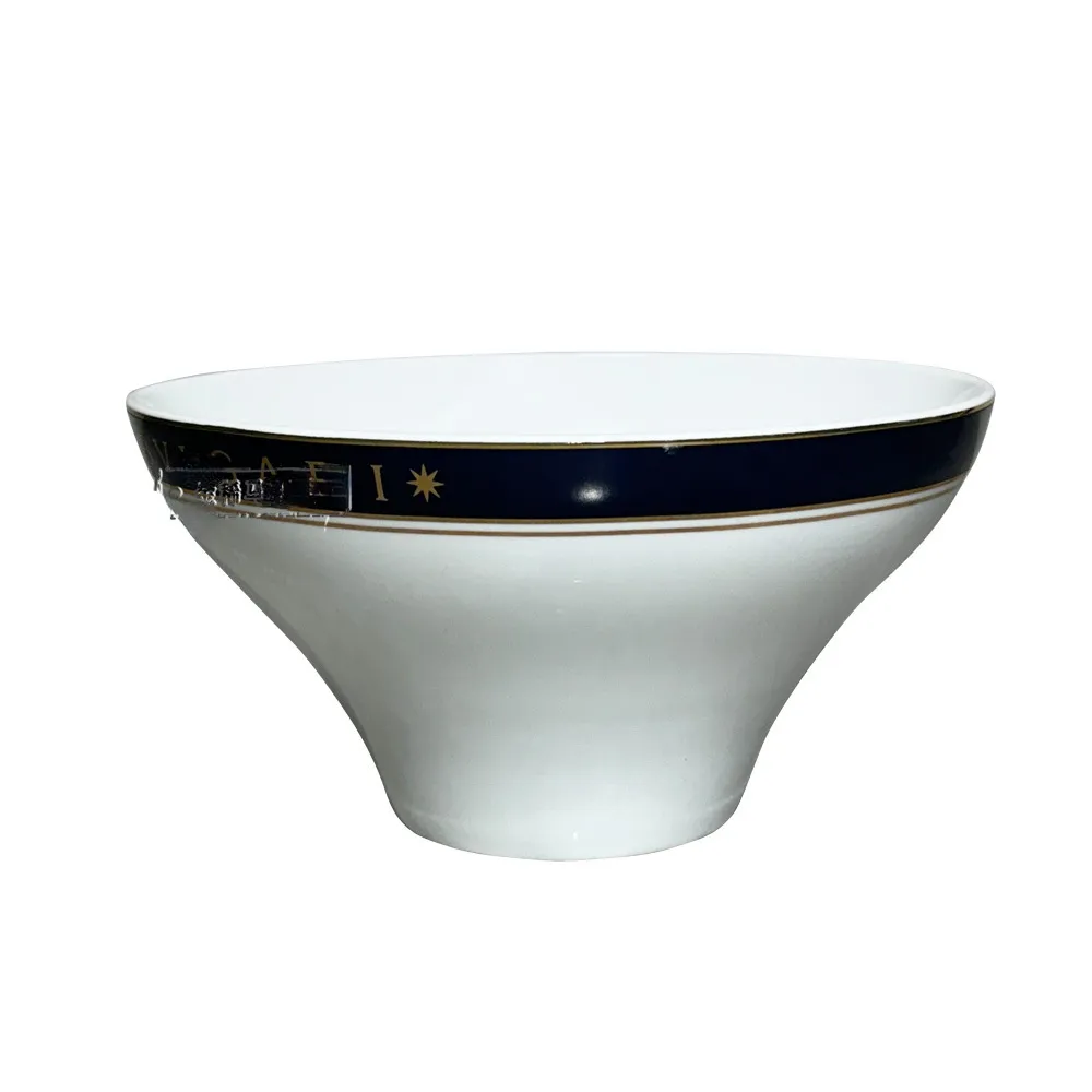 Designer Big Bowl 8.8 cali ceramiczna miska niebieska kości China Ramen Bowl Hotel Restauracja luksusowa miski zupowe