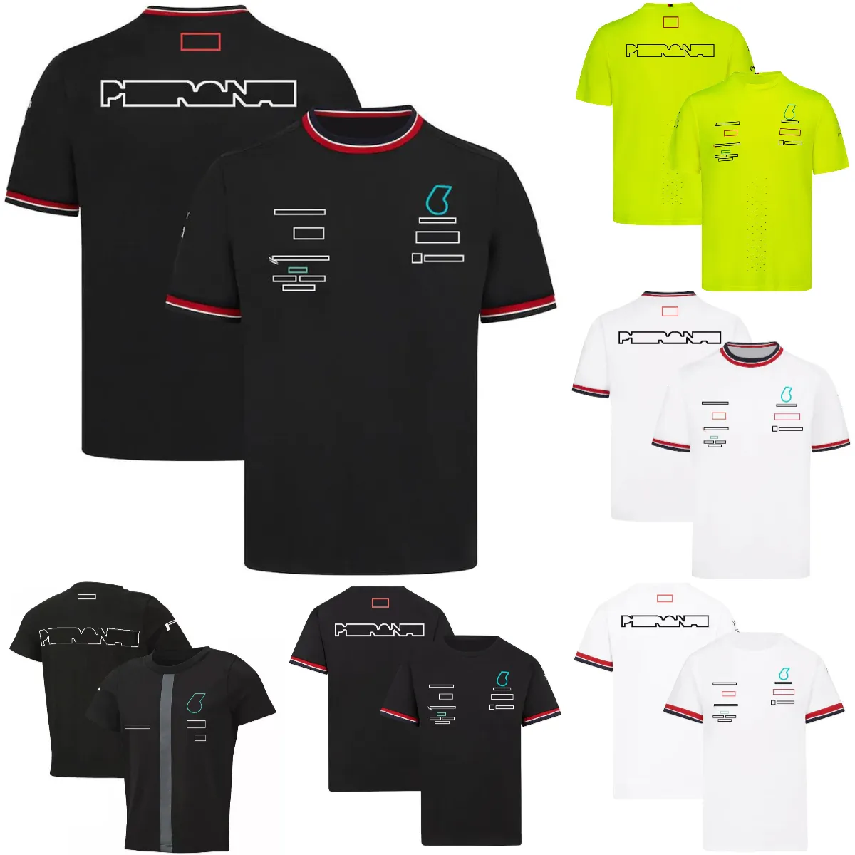 F1 T-shirt Formula 1 Racing Team Driver T-shirt Short Sleeve New Season Summer Men's Women's Fashion O Neck T-shirts Jersey Tops