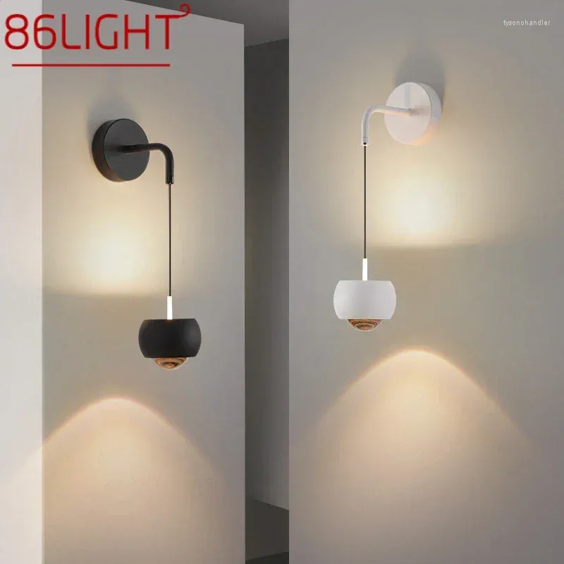 Lampy ścienne 86 Light Contemporary lampa wewnętrzna salon sypialnia nocna nordycka sztuka el korytarz korytarz