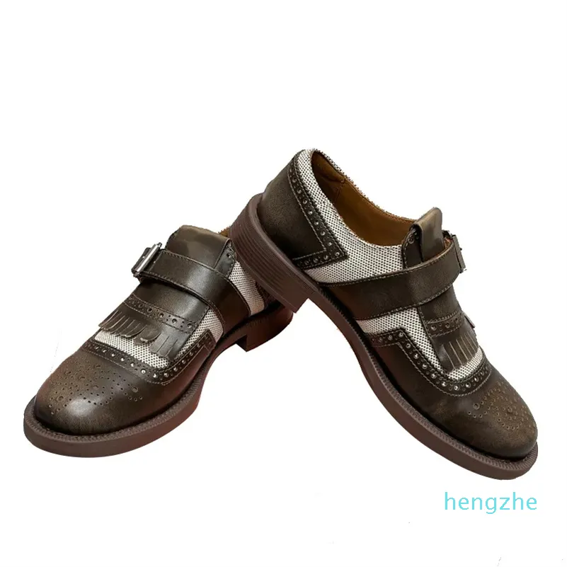 Spring herfst vrouwen retro gemengde kleuren enkele schoenen comfortabele platte rijschoenen dames casual academie stijl enkele stijl