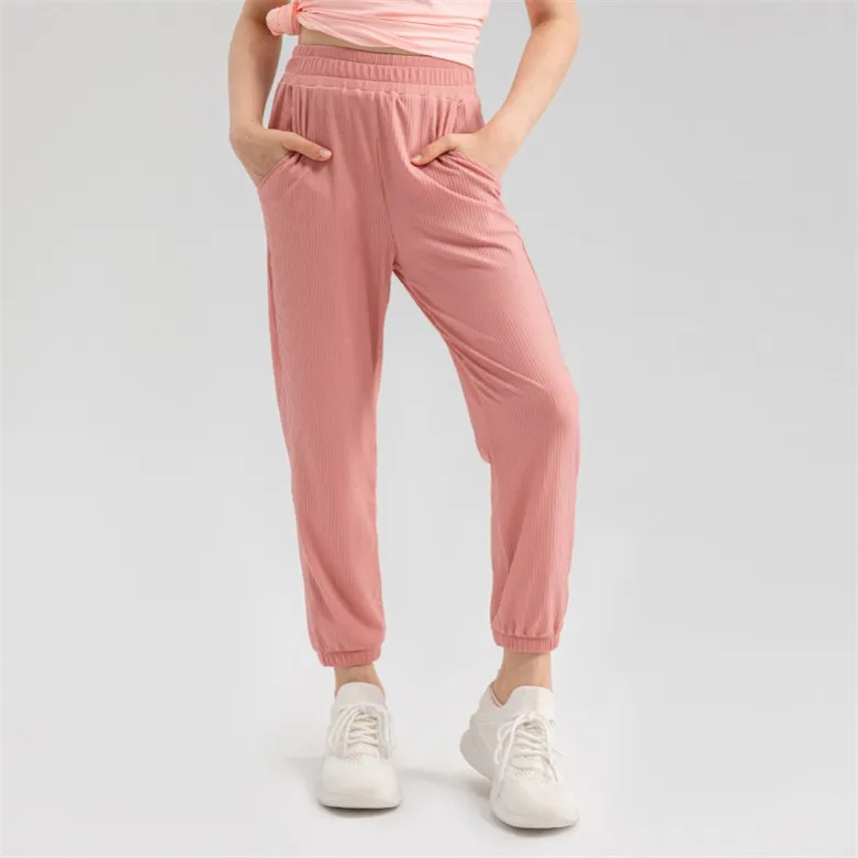 Lu Yoga Women jogger pants High Weist Soft Womens Pantring Pants Training Lady Pants LL6219