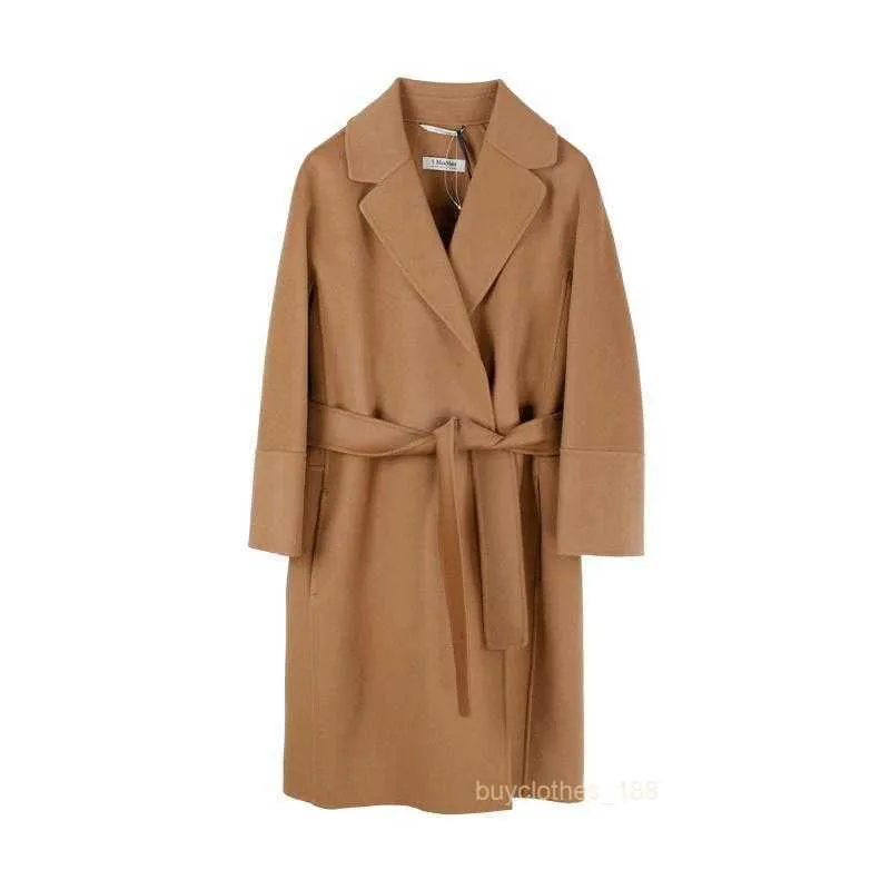 Designer Coat Womens Coat Jackets Wool & Blends Coats Trench Jacket Solid Color Women's Slim Long Windbreaker Classic Retro Elegant Fashion Trend Ew9p