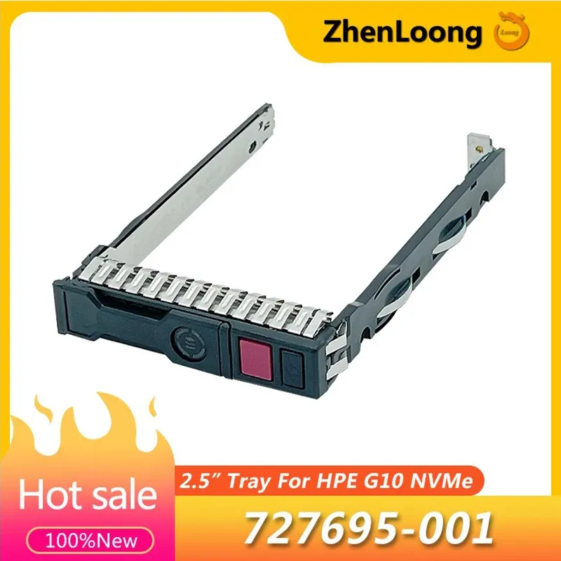 سلسلة/Miner جديدة 727695001 2.5inch NVME SSD CADDY DISK DRIVE CADDY لـ HPE PROLIANT DL380 DL388